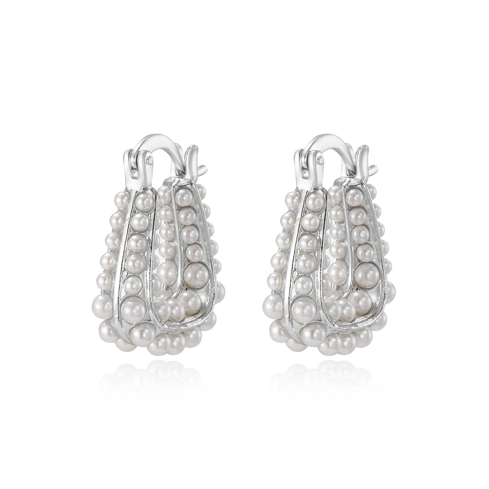 South Sea Silver Earrings