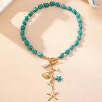 Turquoise Starfish Necklace
