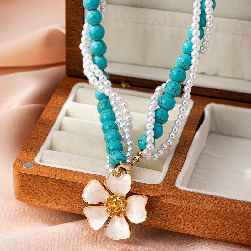 Flora French Necklace
