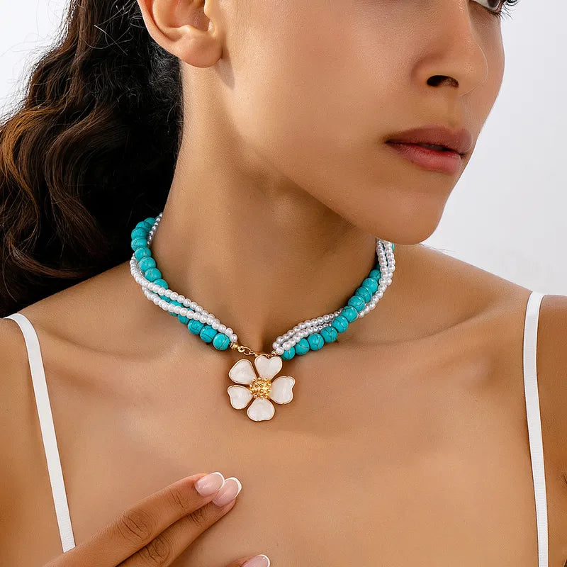 Flora French Necklace