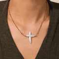 Pearl Cross Necklace
