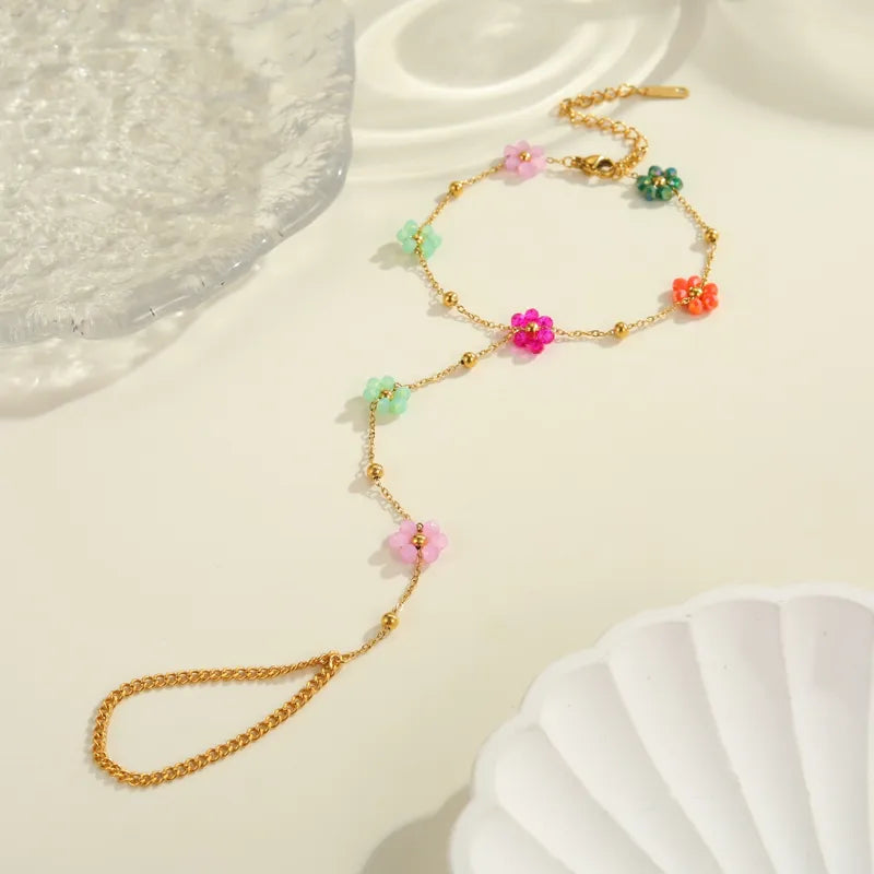 Flor Finger Bracelet